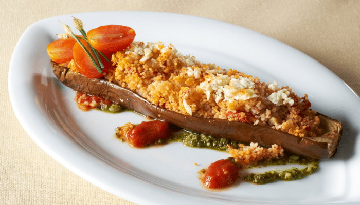 berenjenas rellenas de cuscus receta