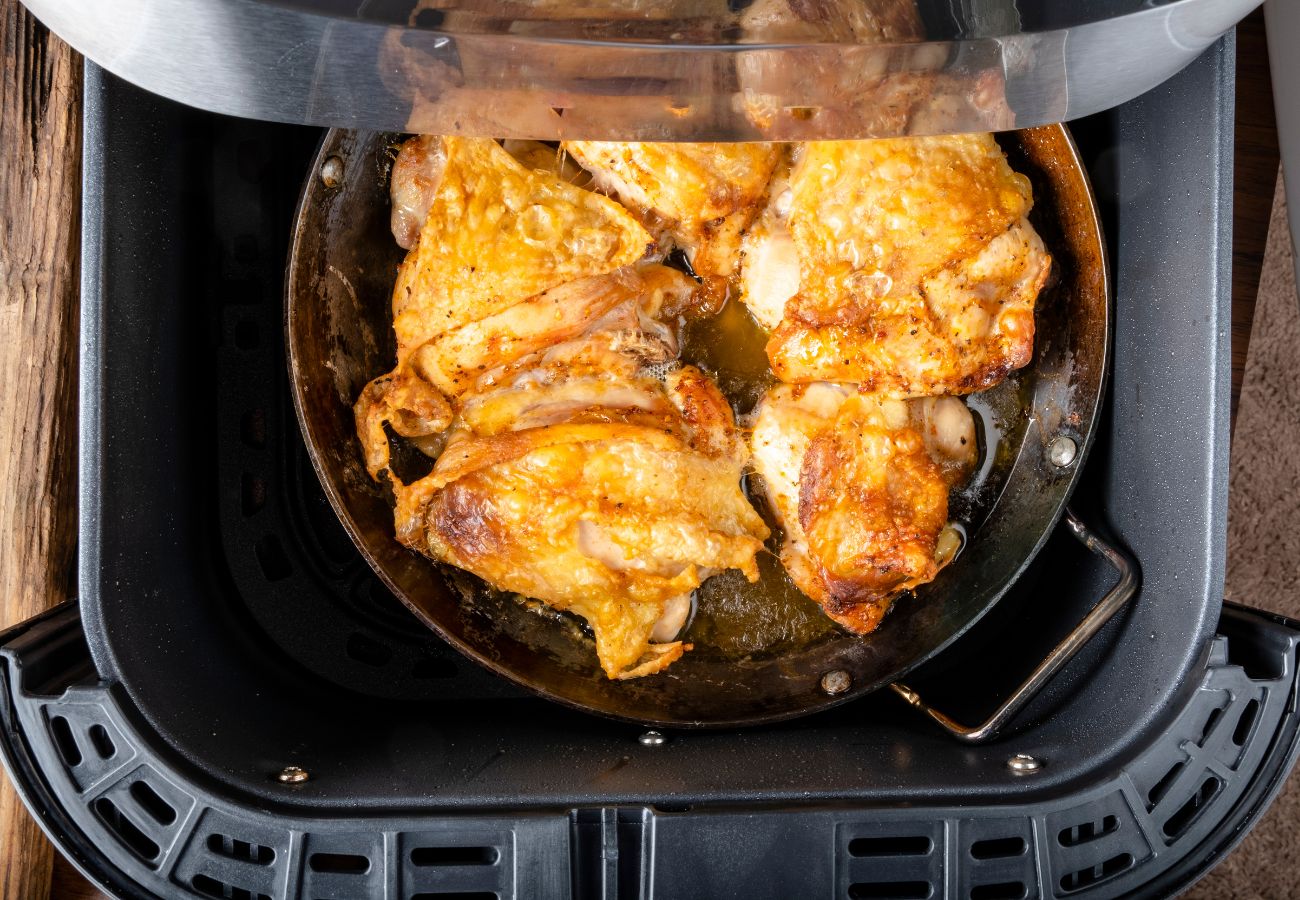 pechuga de pollo en freidora de aire, la receta saludable y sabrosa sin (apenas) aceite